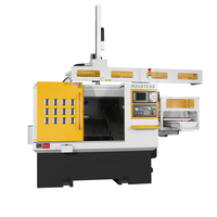 Canton Fair Neue Traversenkonstruktion Hochpräzise Hochgeschwindigkeits-Schrägbett-CNC-Mini-Drehmaschine