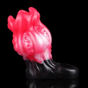 New Style Silicone Penis Sleeve Hollow Monster Knot Cock Sheath Pleasure Tools for Couple Sex Toys for Men Cock Enlargement - Product Image 2