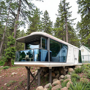 Maison flottante moderne à <span class=keywords><strong>vendre</strong></span> Bateau-maison au <span class=keywords><strong>bord</strong></span> <span class=keywords><strong>de</strong></span> <span class=keywords><strong>l</strong></span>'<span class=keywords><strong>eau</strong></span> avec conception intelligente à énergie solaire - Product Image 4