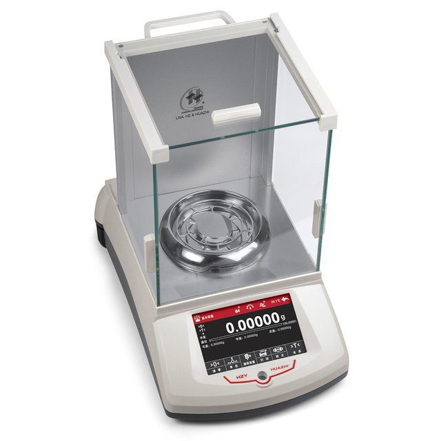 Semi-micro Touch Control Balance Scales Weigh Digital Dual Readability HZY-85/124 0.01mg Monobloc Sensor Two Customized Units