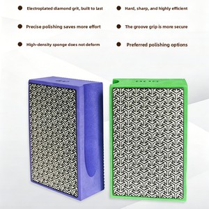 Tampons de <span class=keywords><strong>polissage</strong></span> manuels en diamant abrasif pour pierres et carreaux de haute dureté, pour le <span class=keywords><strong>polissage</strong></span> et le meulage des carreaux carrés - Product Image 3