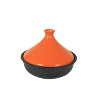 Tajine en terre cuite pour usage domestique, avec couvercle en forme de tour