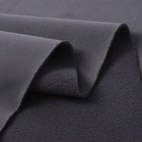 Tela Softshell Interlock 100% Poliéster, Transpirable, Repelente al Agua, Tela de Forro Polar Laminado de 3 Capas
