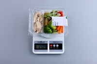 Conteneur alimentaire de stockage en plastique personnalisé, fourniture d'usine, doseur en plastique boîtes à fruits, conteneur d'emballage de fruits