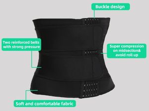 Ceinture de sudation amincissante pour hommes, double compression abdominale, effet sauna, gaine de maintien de la taille - Product Image 2