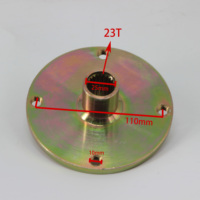 Moyeu de roue arrière 23T 100mm 110mm adapté aux pièces de moto China150cc 200cc 250cc 300cc Go Kart Buggy Karting ATV UTV quad