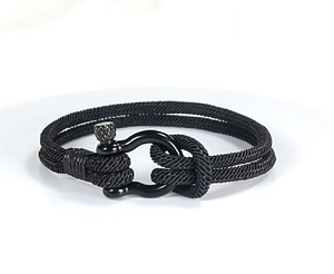 Bracelet en cordon tressé vintage de haute qualité, motif nœud d'amour infini, pour homme, pour fils - Product Image 1