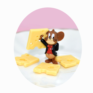 Venta al por mayor Mini resina simulación queso plano comida en miniatura para DIY miniatura cocina ornamento Decoración - Product Image 6