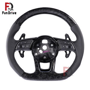 Volant en carbone forgé sur mesure de haute qualité pour <span class=keywords><strong>Audi</strong></span> TT MK2 8J R8 <span class=keywords><strong>V10</strong></span> <span class=keywords><strong>RS3</strong></span> 8V S3 8V - Product Image 6