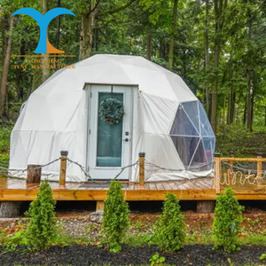 Tienda de campaña de cúpula <span class=keywords><strong>Glamping</strong></span>, tragaluz y ventanas de ventilación, tienda de boda multicolor a prueba de viento para <span class=keywords><strong>Glamping</strong></span> Nature Resort, novedad - Product Image 2