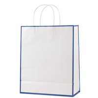 Hochwertige farbige Papiertüten Kraft-Geschenk verpackungs tasche mit Dreh papier griffen