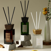 Set Hadiah Diffuser Reed Aroma Wangi Ruangan Rumah Botol Kaca Desain Baru Grosir