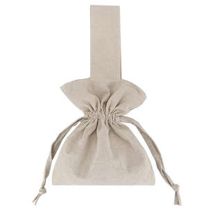 Cute Cotton Crepe Shopping <b>Bag</b> With String Printing Custom Cute Drawstring Tote <b>Bag</b> Wholesale Crinkle Crepe <b>Bags</b> for Gift - Product Image 1