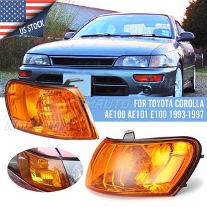 ไฟมุมหน้ารถยนต์คู่หนึ่ง สำหรับ Toyota Corolla AE100 E100 AE101 ปี 1993 1994 1995 1996 1997 ไฟเลี้ยว ไม่มีชุดสายไฟ - Product Image 1