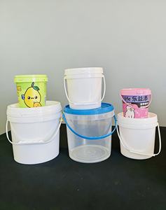 Vendita all'Ingrosso di Secchi in PP per Alimenti da 0,5L-1L con Manici e Coperchi, Ecologici e Ermetici, Colori/Logo Personalizzabili per Latte - Product Image 4