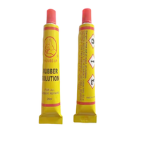 Kit de réparation de pneus de vélo anti-crevaison en promotion avec colle vulcanisante et patchs, ensemble de réparation de pneus de vélo robuste
