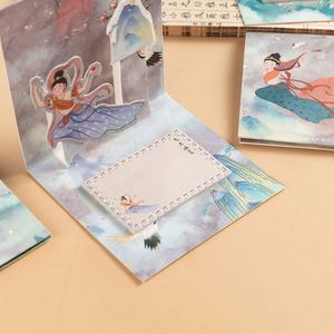 HengXin <b>Sticky</b> <b>Note</b> Paper Pad Stationery Chinese Style School Supplies Elegant Memo Pad Creative - Product Image 4
