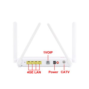 UTKing AX3000 Hochgeschwindigkeits-XP6495T WIFI6 ONU Router mit <span class=keywords><strong>CATV</strong></span> PON Lösungen 2,4G&5G Gigabit 4GE Modem 1VoIP <span class=keywords><strong>CATV</strong></span> XPON GPON Wifi ONT - Product Image 1