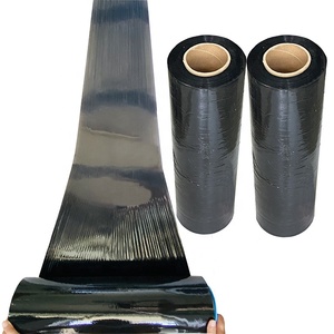 Langlebige Haftende Stretchfolie Umzugsbedarf Palette Hochbelastbar 50 cm X 300 <span class=keywords><strong>m</strong></span> X 25 Mikron Schwarze Schrumpffolie Stretchfolie - Product Image 5