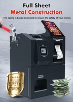 Machine Distributeur Automatique de Billets Usingwin 600 1000 Billets Dépôt et Retrait d'Espèces Mini-Épargne Machine de Paiement Libre-Service Caisse Enregistreuse Intelligente