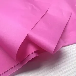 CQ208 kertas tisu merah mawar kertas berwarna 50*75cm 17gsm pabrik kertas pembungkus whosale