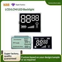 Écran LCD à code segmenté le plus vendu 2026 pour talkie-walkie, taille d'affichage 31x23, récepteur de signal d'usine