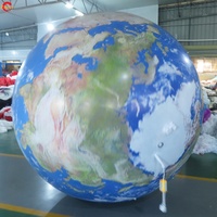Livraison Gratuite Grand Globe Gonflable Gonflable Terre Planète Ballon pour Établissement Éducatif Planétarium Décoration