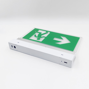 Bán buôn giá Hot Bán LED <span class=keywords><strong>Exit</strong></span> dấu hiệu, LED chữ ký với pin có thể sạc lại, an toàn cháy khẩn cấp ánh sáng với chạy người đàn ông - Product Image 6