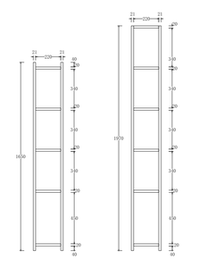 ชั้นวางของโลหะติดผนังแบบลอยแขวนโบราณชั้นวางหนังสือติดผนังแบบแขวน4ชั้นสำหรับบ้านสำนักงานหรือห้องนั่งเล่นเฟอร์นิเจอร์ - Product Image 6