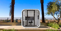 Cabine mobile élégante pour Pod familiale, espace de bureau, atelier et magasin, Certification CE