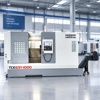 Tour-fraiseuse CNC à axe Y, petit outil de tournage, alimentateur de barres pour tour CNC 4 axes TCK63Y-1000
