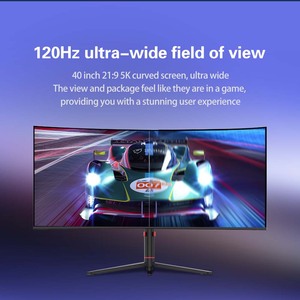 จอคอมพิวเตอร์โค้ง LCD ขนาด 40 นิ้ว 5K 120Hz ดีไซน์ใหม่ล่าสุด สำหรับเล่นเกม - Product Image 6
