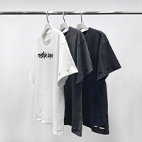 Camisetas para Hombre DTG de Hombros Caídos Estilo Streetwear Vintage de Alto Gramaje con Gráfico Personalizado y Lavado Ácido con Efecto Desgastado T-Shirt Oversized