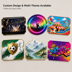 Boletos Personalizados para Eventos al por Mayor con Talones Perforados para Control de Asientos, Diseño Personalizado, Suministro de Calidad Premium al por Mayor - Product Image 5