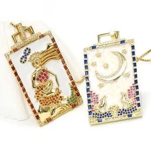 Fashion Style Custom Jewelry Gold Plated Designer Enamel Charms Pendant