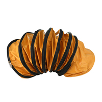 Système de climatisation textile industriel, conduits flexibles rectangulaires/carrés, réduction du bruit, utilisation dans les hôpitaux, les écoles, les salles, polyester