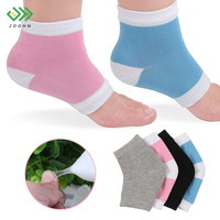 JOGHN-Chaussettes de sport en maille pour hommes, pour talons, à talons, hydratantes, invisibles, pour la fasciite plantaire