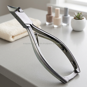 Cortaúñas Profesional de Acero Inoxidable, Hoja Plana, Apertura de Mandíbula Ancha, Punta Afilada para Uso en Dedos de Adultos, Estilo Clásico, para Uñas Gruesas - Product Image 3
