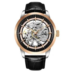 Pagani thiết kế PD-1638 da dây đeo của nam giới cổ tay đồng hồ Hot Bán Skeleton Hollow sang trọng cơ khí Nam Đồng Hồ Relogio Masculino - Product Image 3