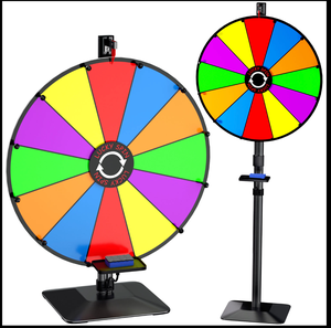 Aanpasbare Draagbare Vloerstaande Prijswielvakbeursapparatuur Voor De Promotie Van Gokactiviteiten Met Geluksgeld - Product Image 2