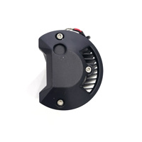 5 pulgadas 72W pantalla azul de doble fila LED Barra de luz de trabajo conducción todoterreno para UTV ATV camión barco Auto Exterior Luz De Trabajo Led
