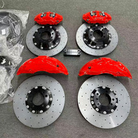 Kit de freinage haute performance avant 10 pistons, arrière 4 pistons, en carbone-céramique, avec disques de frein à fibre longue 410mm, 420mm, 440mm pour Porsche Panamera 911 (amélioration)