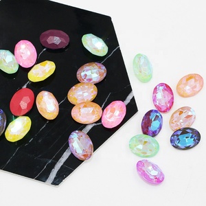 ใหม่มาถึง K9 แก้ว AB คริสตัลรูปไข่ Rhinestone สำหรับอุปกรณ์เสริม - Product Image 4