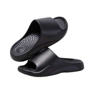 Chaussons d'hôtel massants à semelle souple antidérapants pour l'intérieur, été, pour femmes et hommes, bout rond, talon de 3 cm, légers - Product Image 4