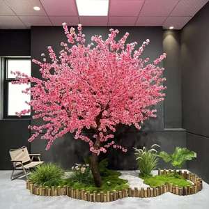 شجرة زهر الكرز الاصطناعي عالية الجودة مخصصة ، شجرة متمنيا ، منظر طبيعي داخلي لمركز التسوق - Product Image 2