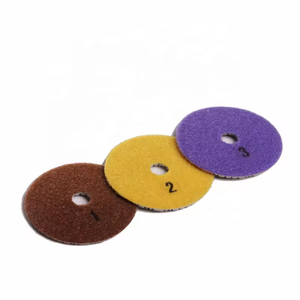 Prix usine diamant 3 étapes tampon de polissage humide pour granit Quartz - Product Image 4