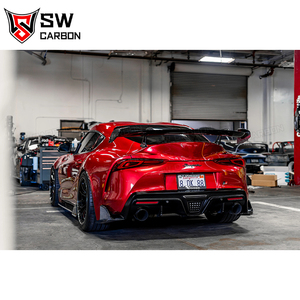 AD Style Carbon Fiber Rear <strong>Spoiler</strong> for Toyota GR for Supra MK5 MKV A90 A91 2019-2023 Swan Neck Wing Trunk <strong>Spoiler</strong> Auto Parts - Product Image 5