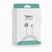 Kabel Pengisian Cepat Cantell 1m Tipe-C USB 2.0 2.4A/3A untuk Ponsel Android & IOS, Scanner & Kamera, Konduktor Tembaga Murni