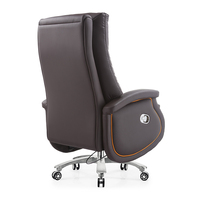 Fauteuil de bureau exécutif moderne, le plus confortable, avec massage intégral, inclinable, pivotant, en cuir PU, hauteur réglable électriquement, en aluminium