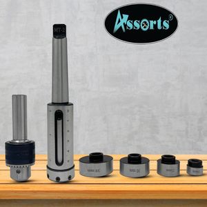 Assortiment de porte-écrous de filetage et d'alésoirs MT2, mandrin de perçage, usinage de précision, acier allié, maintien sécurisé, noyau de roulement - Product Image 2